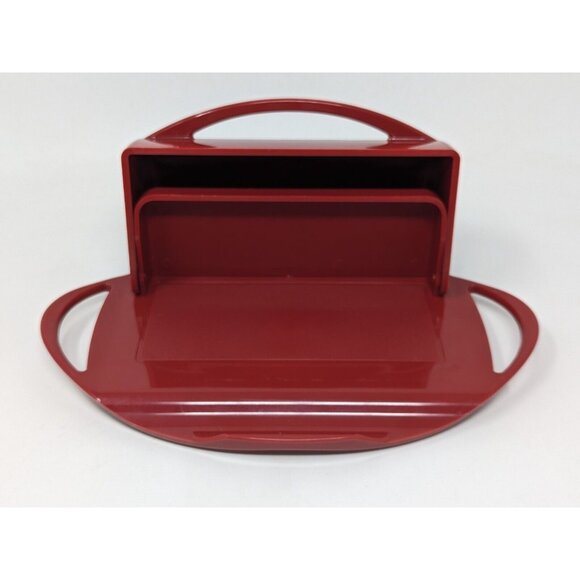 Kitchen Concepts Unlimited "Better Dish" Butterie Flip-Top Butter Dish Red - Picture 7 of 8